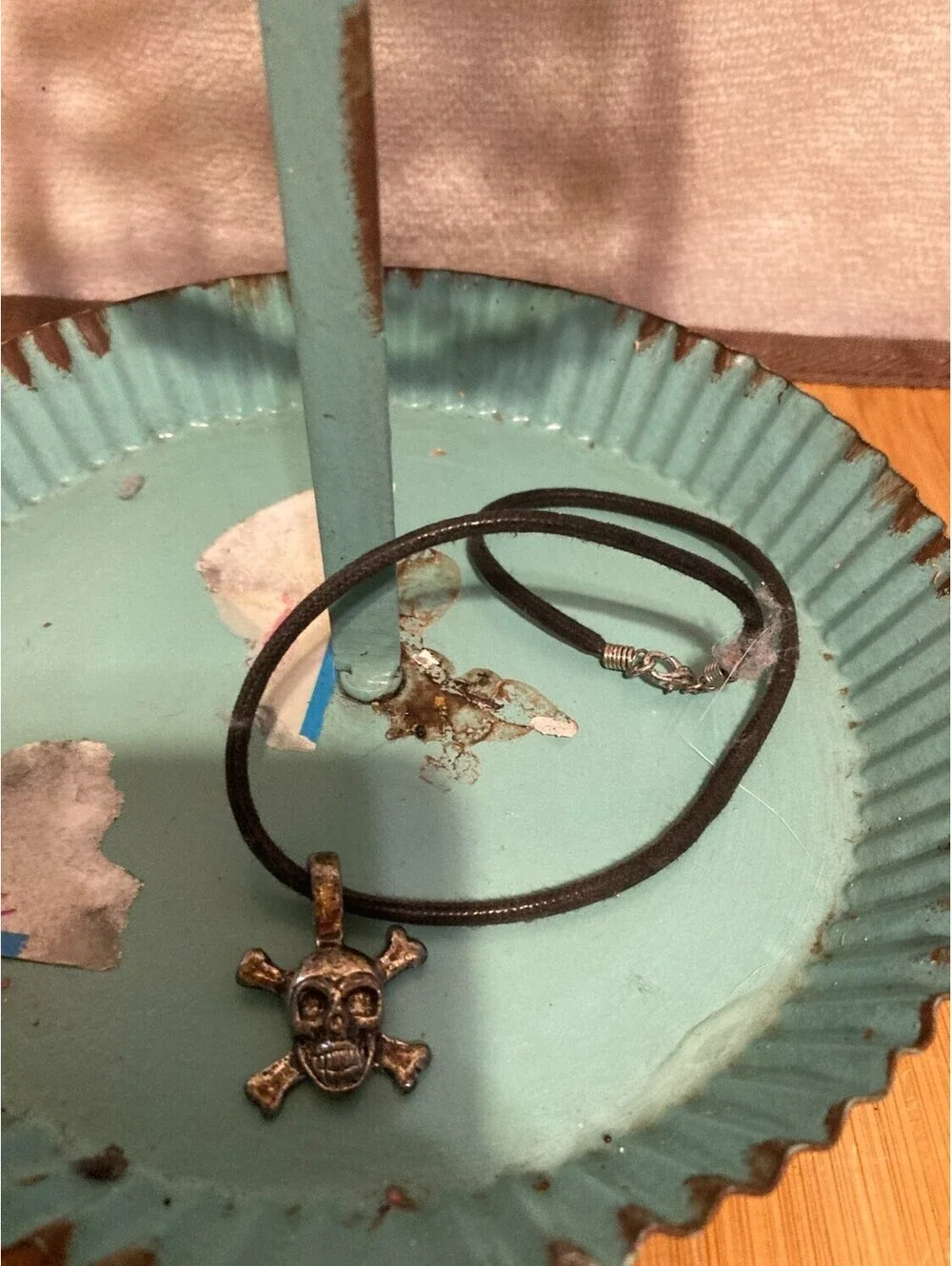 owl-shaped metal earring tree jewelry organizer with earrings owl Turquoise